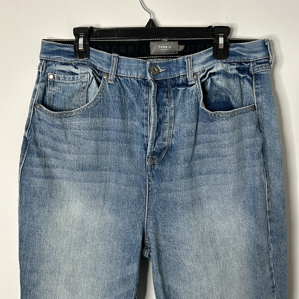 Torrid Mom Straight Premium Classic High Rise Jean - Picture 3 of 7